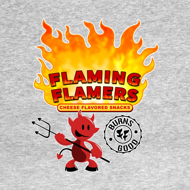 Flaming Flamers logo by Hell Creek Studios